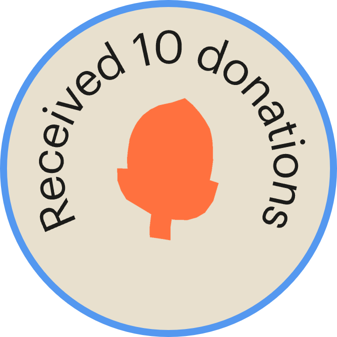 For those pals who have garnered their first 10 donation